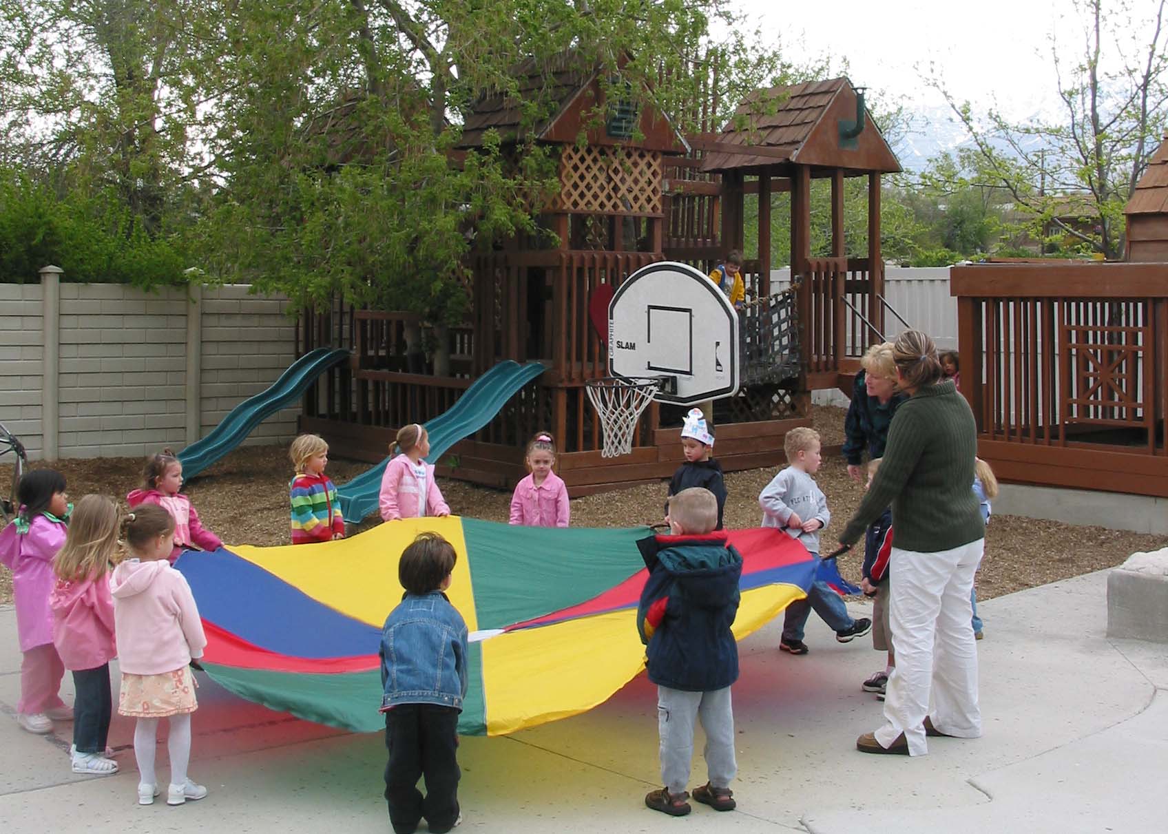 Outdoor Play at Preschool Newcastle School