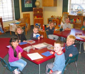 Newcastle teachers are trained to conduct hundreds of age-appropriate learning centers for preschoolers.